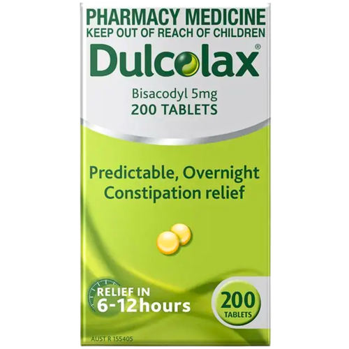 Dulcolax Laxatives 5mg 200 Tablets