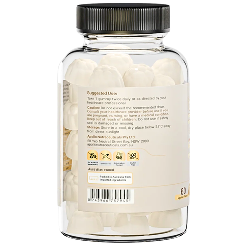 Apollo Lion's Mane Lychee 60 Gummies
