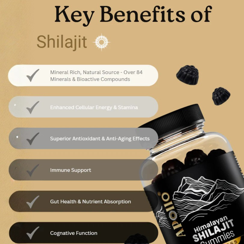 Apollo Shilajit Mixed Berry 60 Gummies