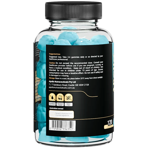 Apollo Creatine Monohydrate Blueberry 120 Gummies