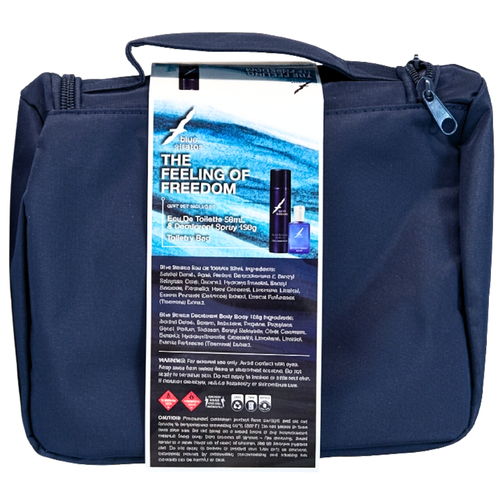 Blue Stratos Blue Stratos EDT 50mL & Deodorant Spray 150g Gift Bag