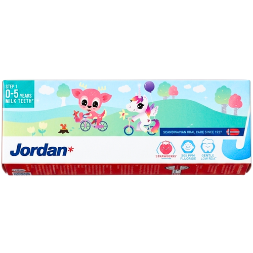 Jordan Kids Step 1 Toothpaste 0-5 Years Old Milk Teeth 75g