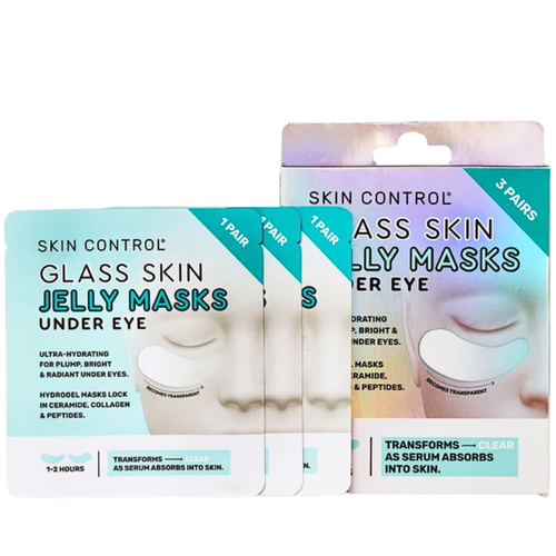 Skin Control Glass Skin Jelly Masks Under Eye 3 Pair