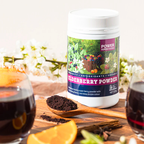 Power Super Foods Organic Elderberry Powder 60g