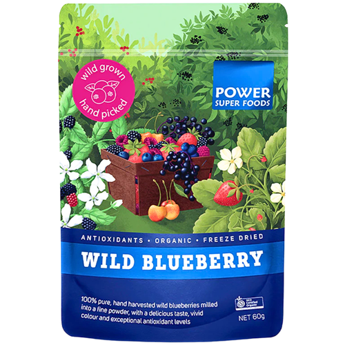 Power Super Foods Organic Wild Blueberry Powder 60g