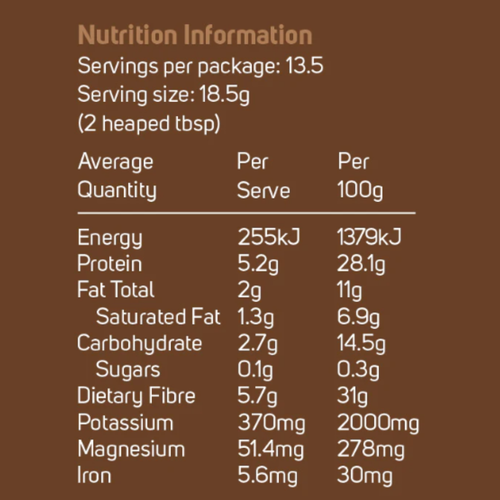 Power Super Foods Organic Cacao Powder 125g