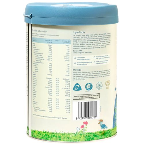 LittleOak Natural Goat’s Toddler Formula 3 800g