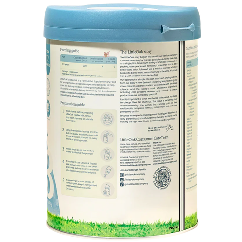 LittleOak Natural Goat’s Toddler Formula 3 800g