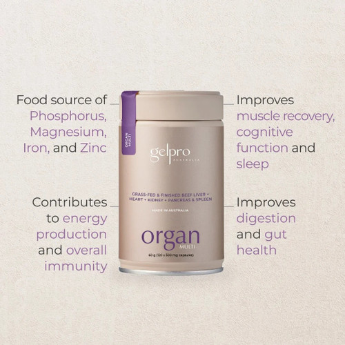 Gelpro Organic Multi 120 Capsules
