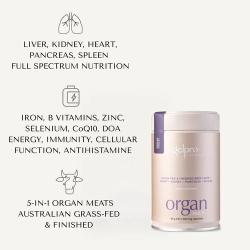 Gelpro Organic Multi 120 Capsules