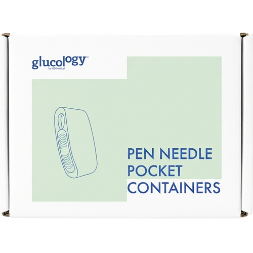 Glucology Pen Needle Pocket Containers 3 Pack