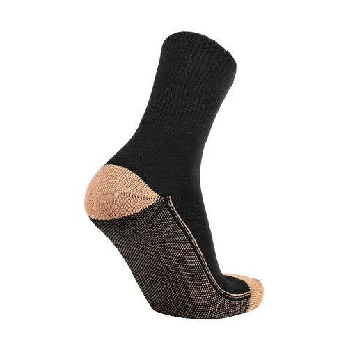 Glucology Dia-Care Copper Socks Black 1 Pair Small