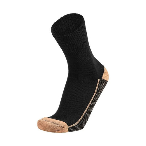 Glucology Dia-Care Copper Socks Black 1 Pair Extra Large