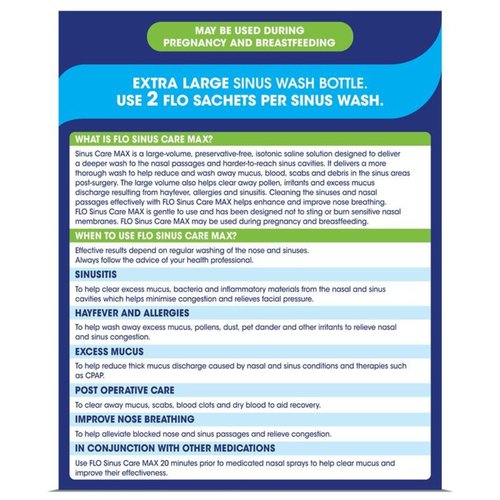 Flo Sinus Care Max Kit 28 Sachets