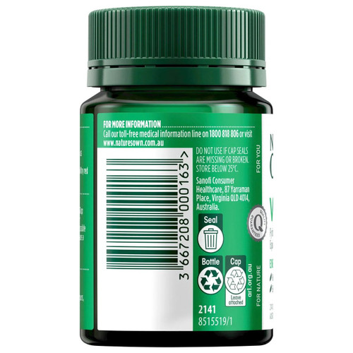 Nature's Own Vitamin B6 100mg One-A-Day 60 Tablets