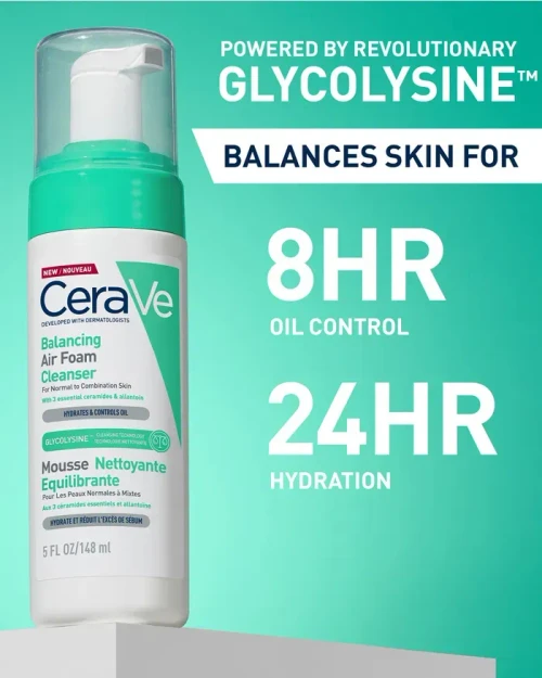CeraVe Balancing Air Foam Cleanser 148mL