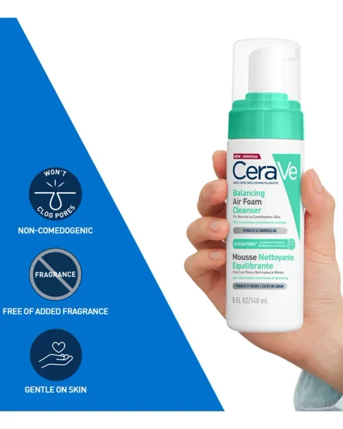CeraVe Balancing Air Foam Cleanser 148mL
