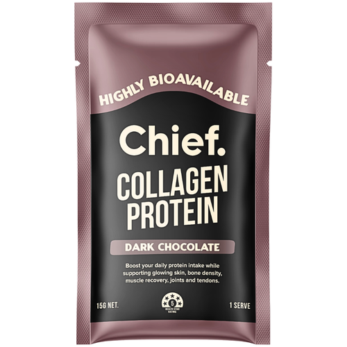 Chief. Grass-fed Whey Protein Powder Smooth Chocolate 1 Serving 15g