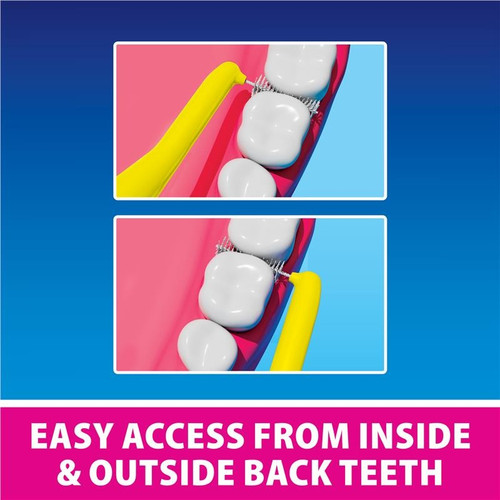 Piksters Right Angle Size 1 Purple Interdental Brushes 6 Pack