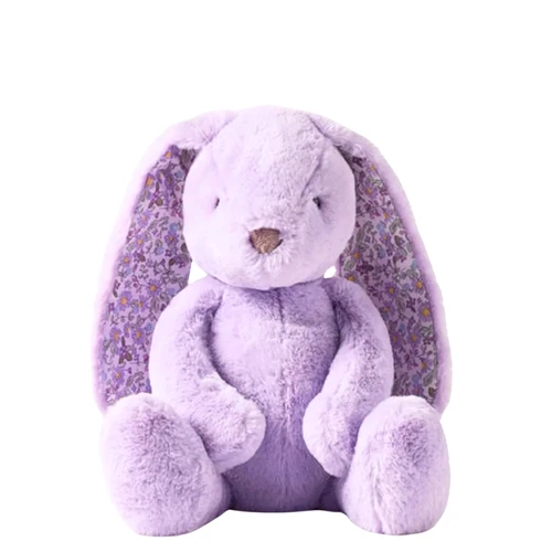 Jiggle & Giggle Floral Lilac Bunny Soft Toy Medium