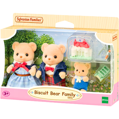 Sylvanian Families Biscuit Bear Family
