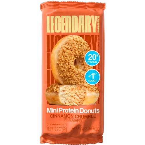 Legendary Foods Cinnamon Crumble Protein Donuts 63g