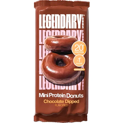 Legendary Foods Chocolate Dipped Protein Donuts 63g