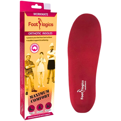 Footlogics Workmate Orthotic Insoles XS