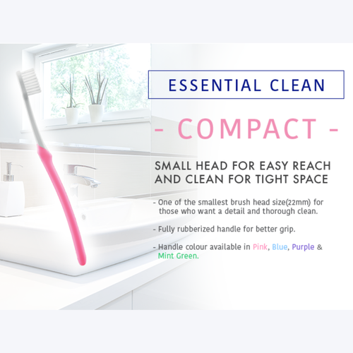 Systema Compact Small Head Soft Toothbrush Assorted Colours