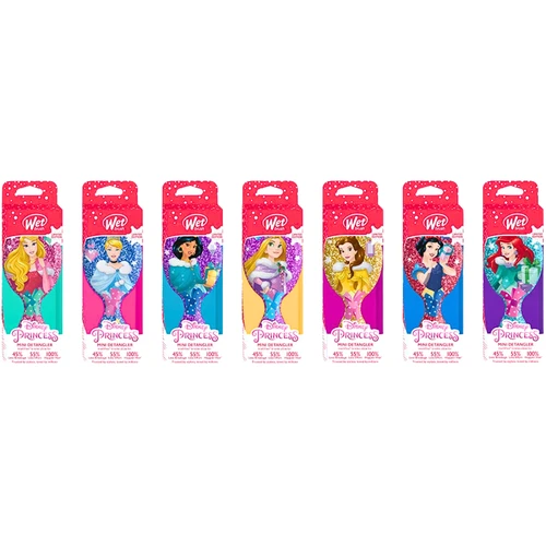 Wet Brush Mini Detangler Glitter Ball Aurora