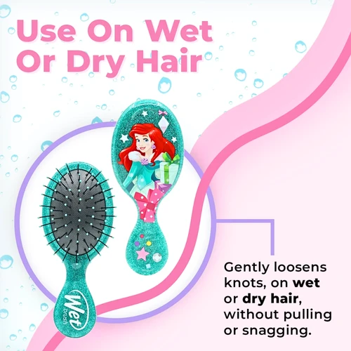 Wet Brush Mini Detangler Glitter Ball Aurora