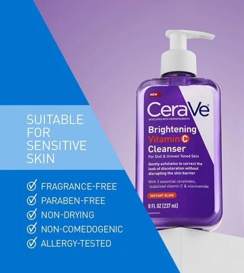 CeraVe Brightening Vitamin C Cleanser 236ml