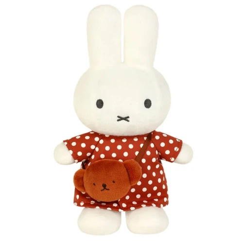 Product image of Miffy Red Polka Dot Dress with Boris Bag Plush 24cm