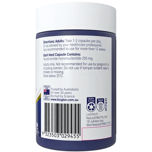 Bioglan NMN 250 30 Capsules