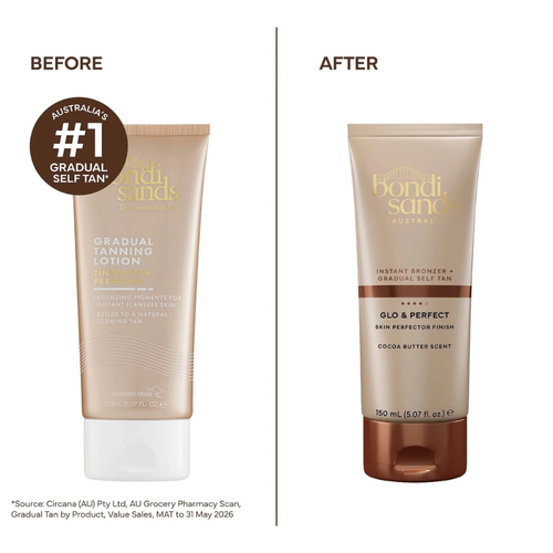 Bondi Sands GLO Instant Bronzer + Gradual Self Tan 150mL