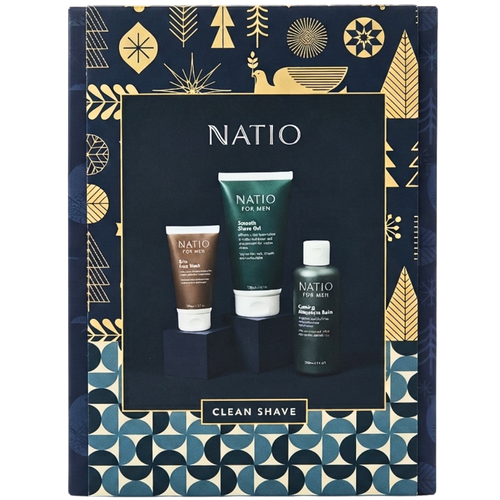Natio Clean Shave 3-Piece Gift Set
