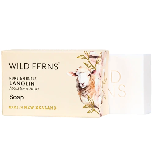 Wild Ferns Lanolin Moisture Rich Soap 100g