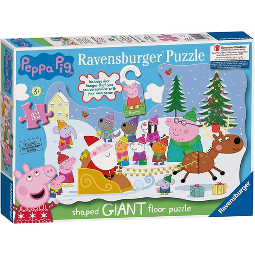 Ravensburger Peppa Pig Christmas Giant Floor Puzzle 32 Piece