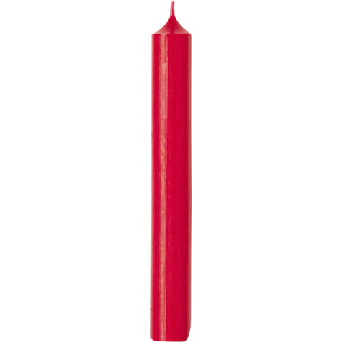 IHR Cylinder Candle Red 18cm