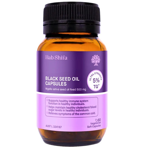 Hab Shifa TQ+ Ultra Strength Black Seed Oil 60 Capsules