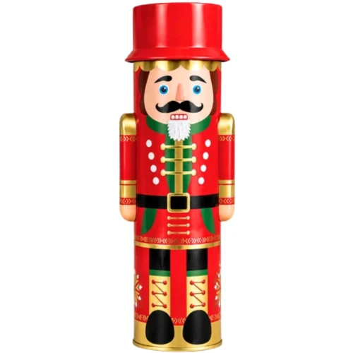 Valley Produce Company Tall Nutcracker Tin Shortbread Biscuit 360g