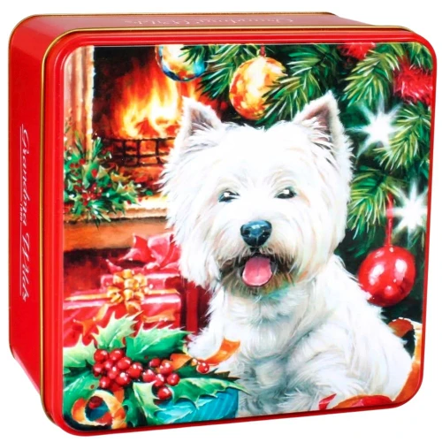 Grandma Wild's Shortbread Biscuits Westie Dog Tin 200g