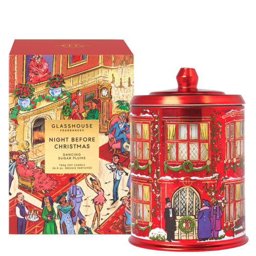 Glasshouse Fragrances Night Before Christmas Soy Candle 760g