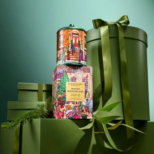 Glasshouse Fragrances Winter Wonderland Soy Candle 380g