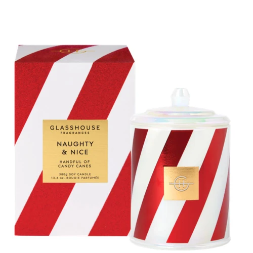 Glasshouse Fragrances Naughty & Nice Soy Candle 380g