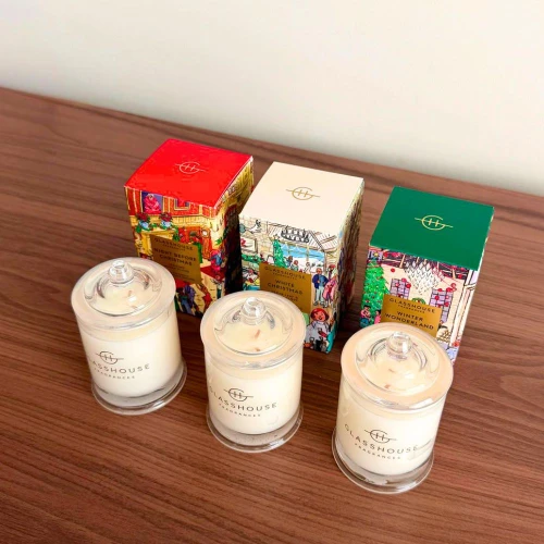 Glasshouse Fragrances Christmas Trio Candle 3 x 60g