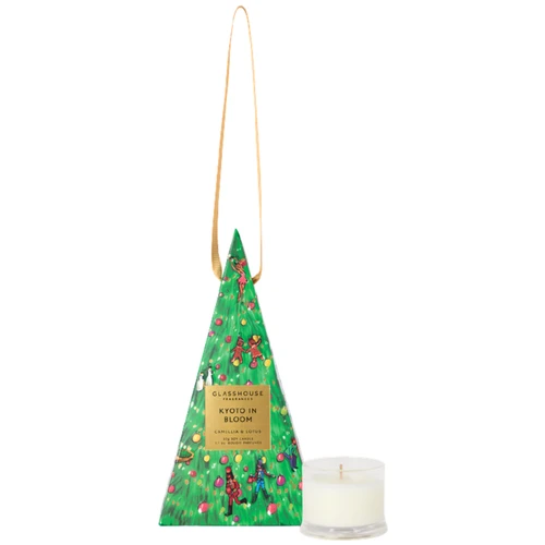 Glasshouse Fragrances Kyoto In Bloom Christmas Bauble Candle 30g