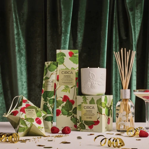 Lifestyle image of Product image of Circa Home Raspberry & Rhubarb Scent Stems™ Refill