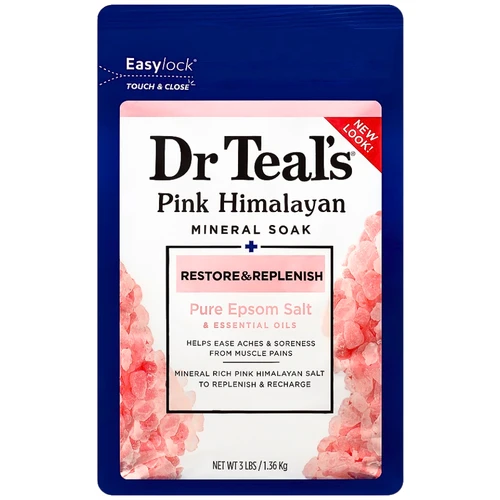 Dr Teal's Pink Himalayan Epsom Salt 1.36kg