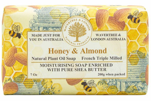 Wavertree & London Soap Bar Honey & Almond 200g Wavertree & London Soap Bar Honey & Almond 200g